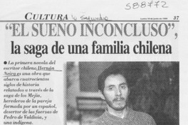"El sueño inconcluso", la saga de una familia chilena  [artículo] Grace Dunlop