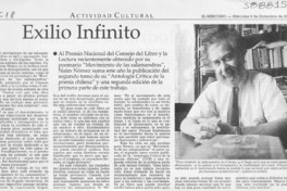 Exilio infinito  [artículo]