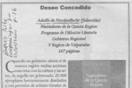 Deseo concedido  [artículo] Gabriel Castro Rodríguez