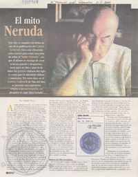 El mito Neruda  [artículo] Adolfo Vera