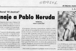 Homenaje a Pablo Neruda