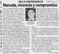 Neruda, vivencia y compromiso
