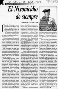 El nixonicidio de siempre