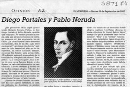 Diego Portales y Pablo Neruda