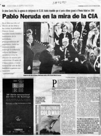 Pablo Neruda en la mira de la CIA