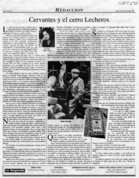 Cervantes y el cerro Lecheros