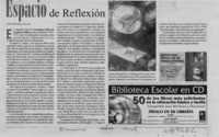 Espacio de reflexión