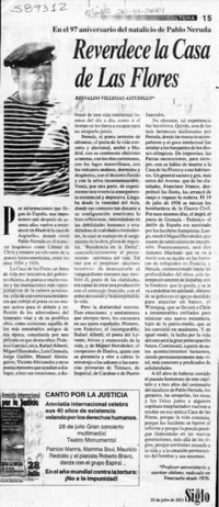 Reverdece la Casa de las Flores