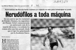 Nerudófilos a toda máquina