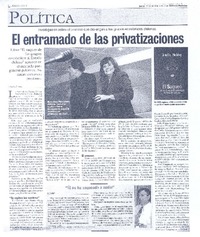 El entramado de las privatizaciones