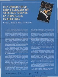 Una oportunidad para trabajar con nuestros jóvenes en torno a sus inquietudes  [artículo]