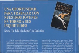 Una oportunidad para trabajar con nuestros jóvenes en torno a sus inquietudes  [artículo]