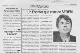 Un escritor que viste de SEREMI  [artículo]