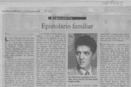 Epistolario familiar  [artículo] Filebo