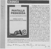 Pantalla prohibida  [artículo]