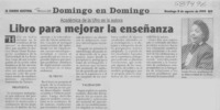 Libro para mejorar la enseñanza  [artículo]