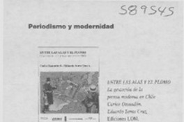 Periodismo y modernidad  [artículo] Loreto Rebolledo