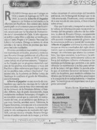 Alberto el jugador  [artículo] María Ester Martínez Sanz