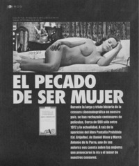 El pecado de ser mujer  [artículo]