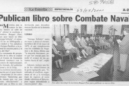 Publican libro sobre Combate Naval  [artículo]