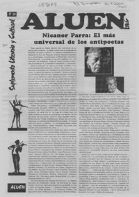 Nicanor Parra, el más universal de los antipoetas  [artículo]