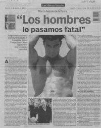 "Los hombres lo pasamos fatal"  [artículo] Margarita Espinoza Flores