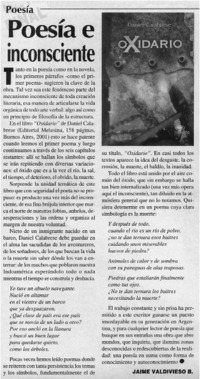 Poesía e inconsciente