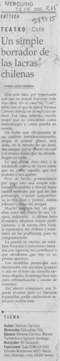 Un simple borrador de las lacras chilenas