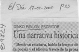 Una narrativa histórica  [artículo]