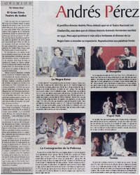 Andrés Pérez según Andrés Pérez
