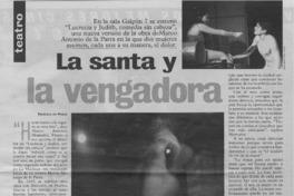La santa y la vengadora  [artículo] Marcela de Pablo