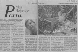 Más hojas de Parra  [artículo] José Miguel Izquierdo S.