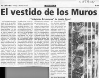 El vestido de los muros  [artículo] Hugo Metzdorff N.