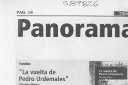 La vuelta de Pedro Urdemales  [artículo]