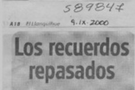 Los recuerdos repasados  [artículo] Nelson Navarro Cendoya