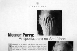 Nicanor Parra, antipoeta, pero no anti Nobel  [artículo]