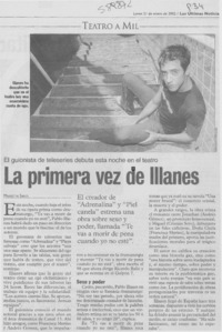 La primera vez de Illanes
