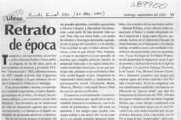 Retrato de época  [artículo] Hernán Soto