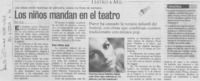 Los niños mandan en el teatro