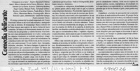 Comedia delirante  [artículo] L. A. M.