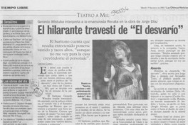 El hilarante travesti de "El desvarío"