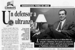 Un defensor a ultranza  [artículo] Delia Pizarro San Martín