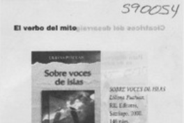 El verbo del mito  [artículo] Antonio Riba