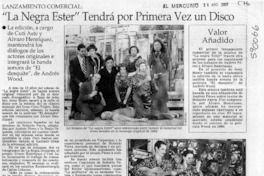 "La Negra Ester" tendrá por primera vez un disco  [artículo]