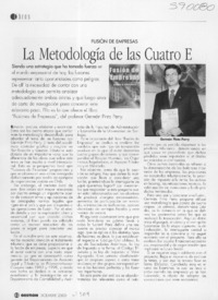 La Metodología de las Cuatro E  [artículo]