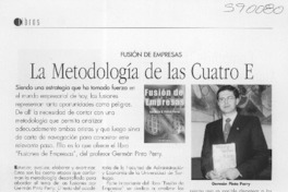 La Metodología de las Cuatro E  [artículo]