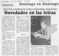 Novedades en las letras  [artículo]