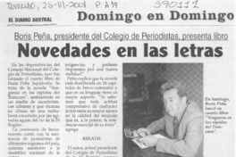 Novedades en las letras  [artículo]
