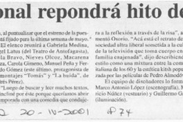 Teatro Nacional repondrá hito de sus 60 años  [artículo]