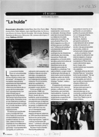 "La huida"  [artículo]